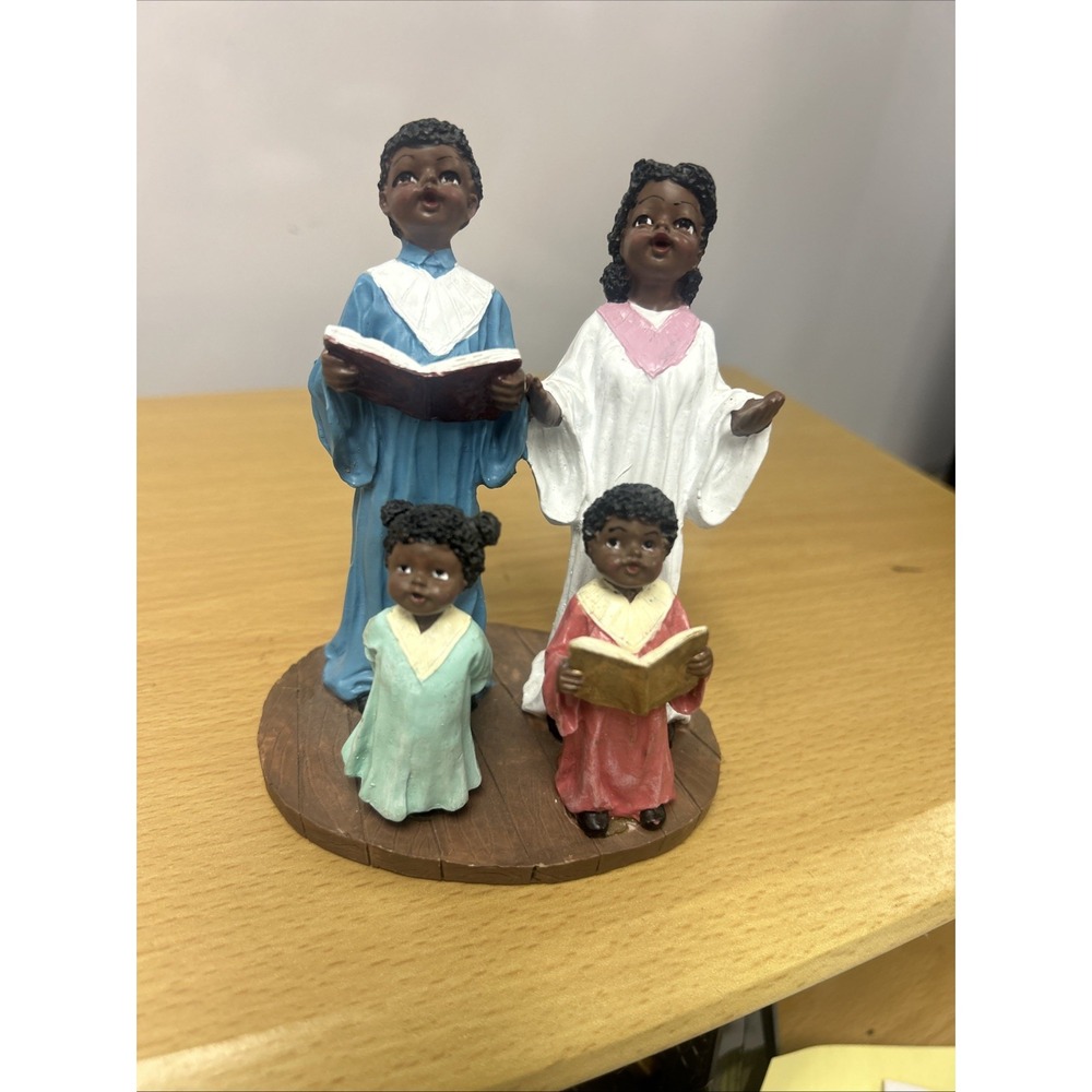 African American UTI Figurines Family Choir